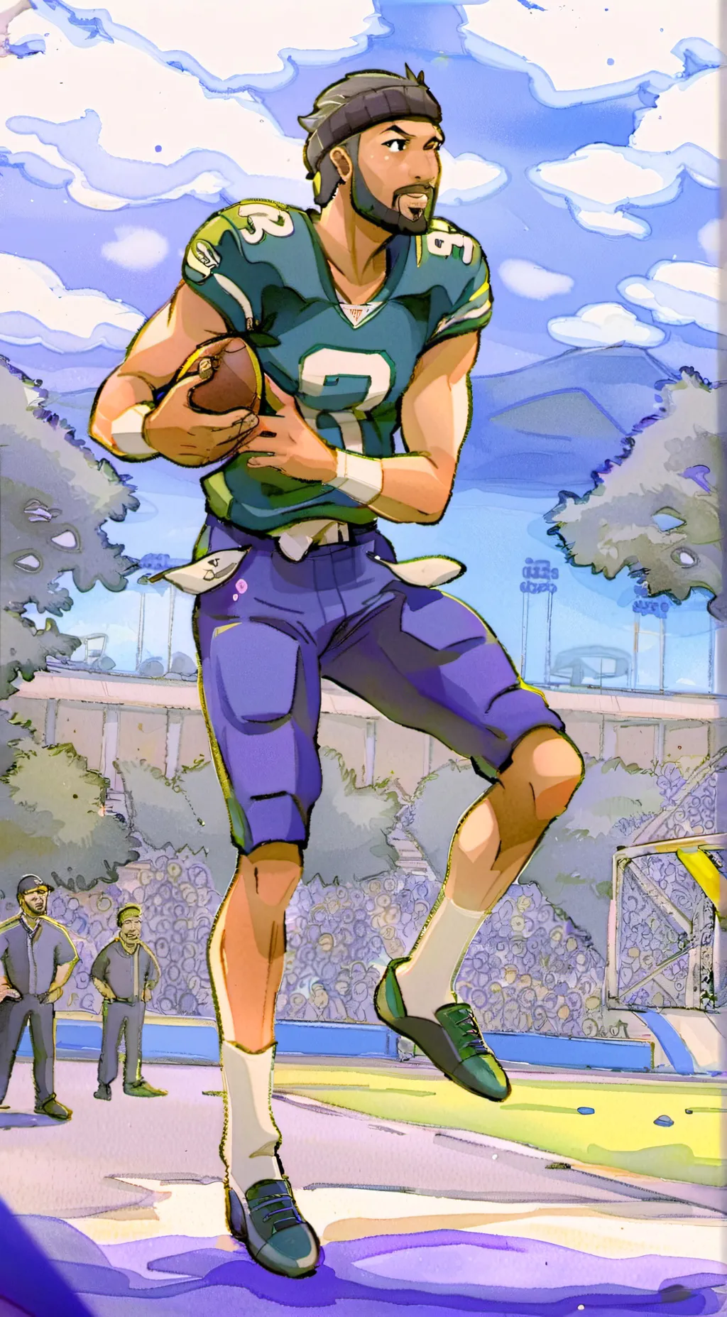 ai character: Ja kobi background