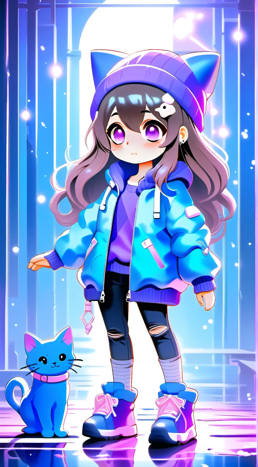 ai character: luni background