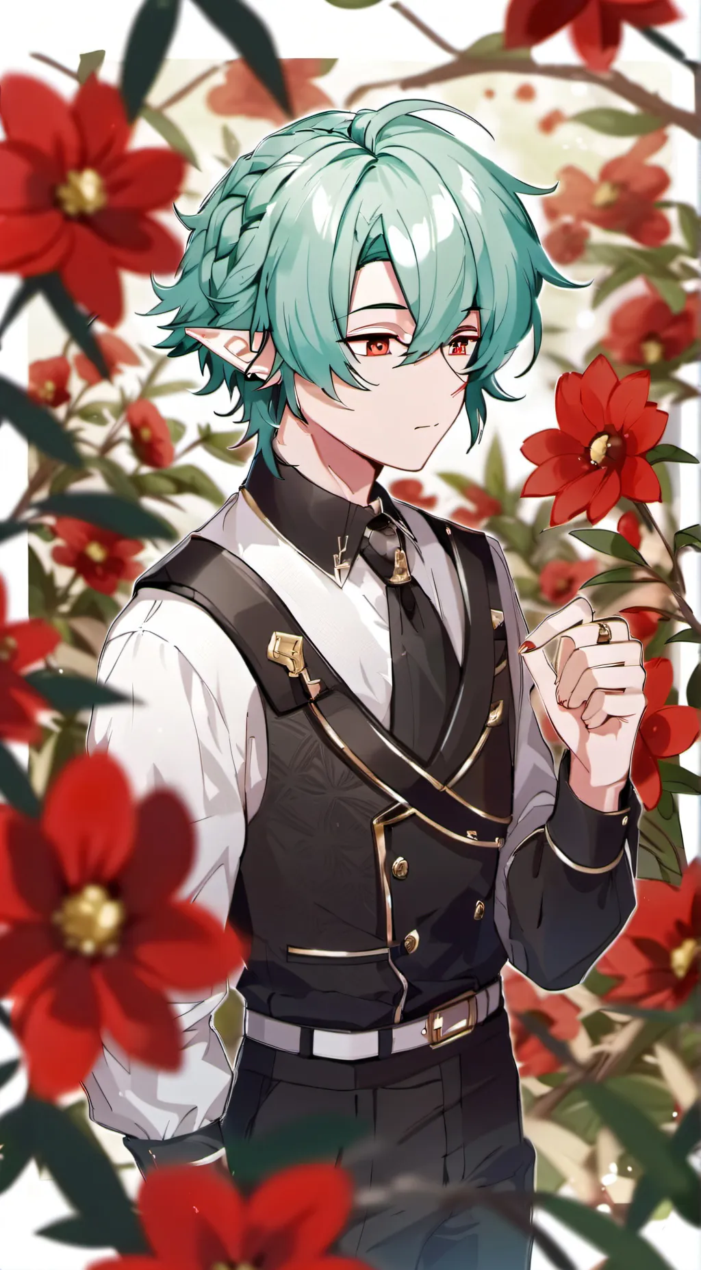 ai character: sir olive background