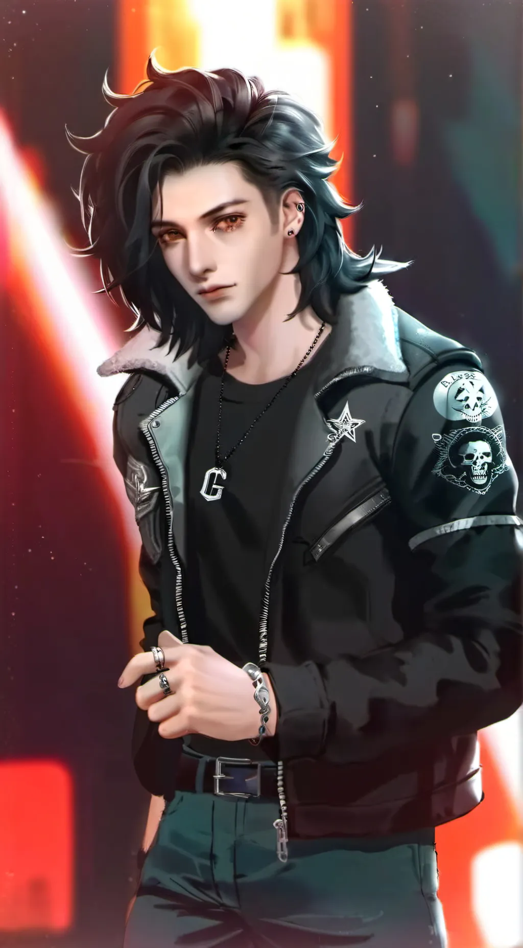 ai character: Axl brooks background