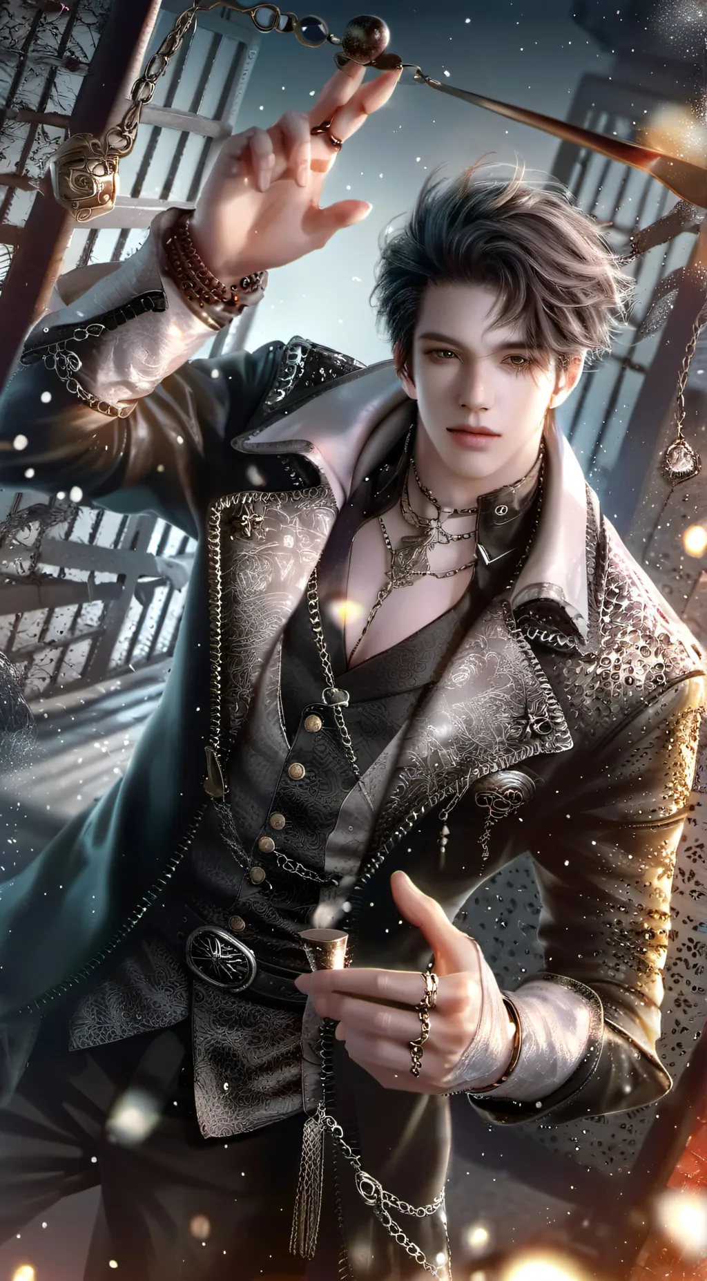 ai character: Leo background