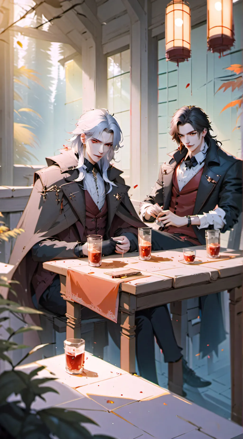 ai character: Mason and Max background