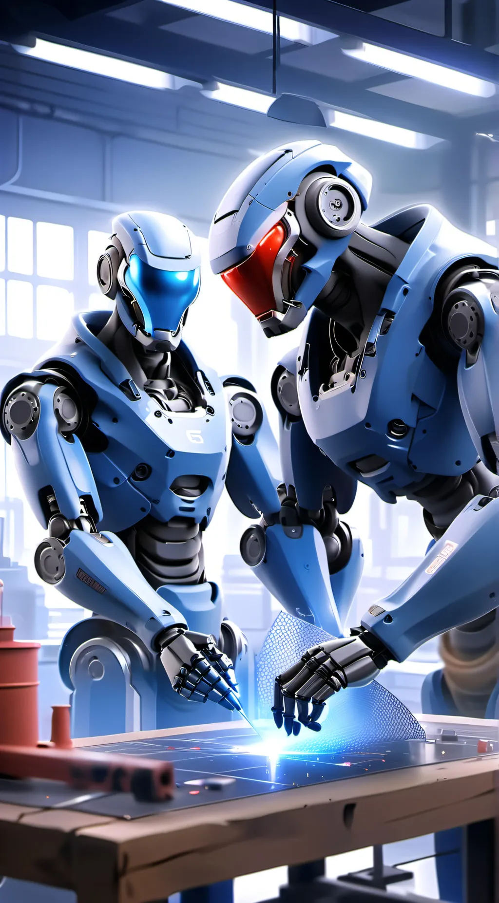 ai character: Merge titan Lyric! background