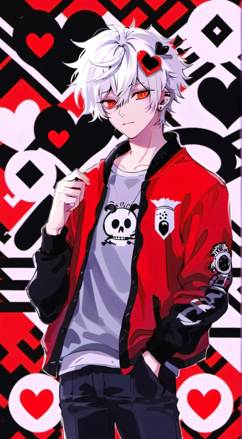 ai character: Valentino. background