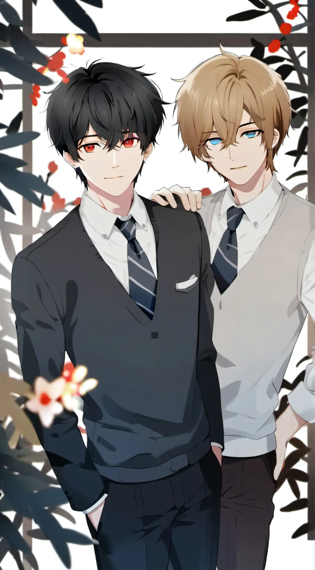 ai character: Alex and levi background