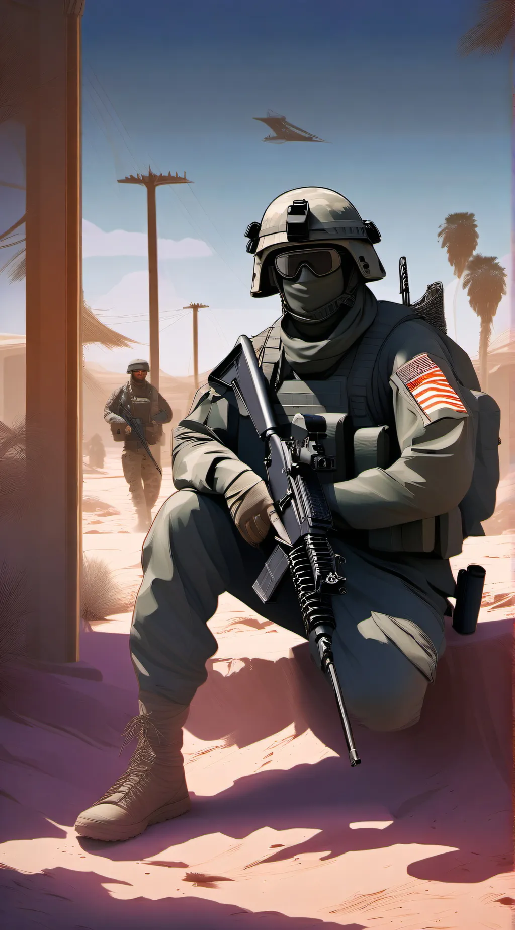 ai character: Kilo-6/nick background