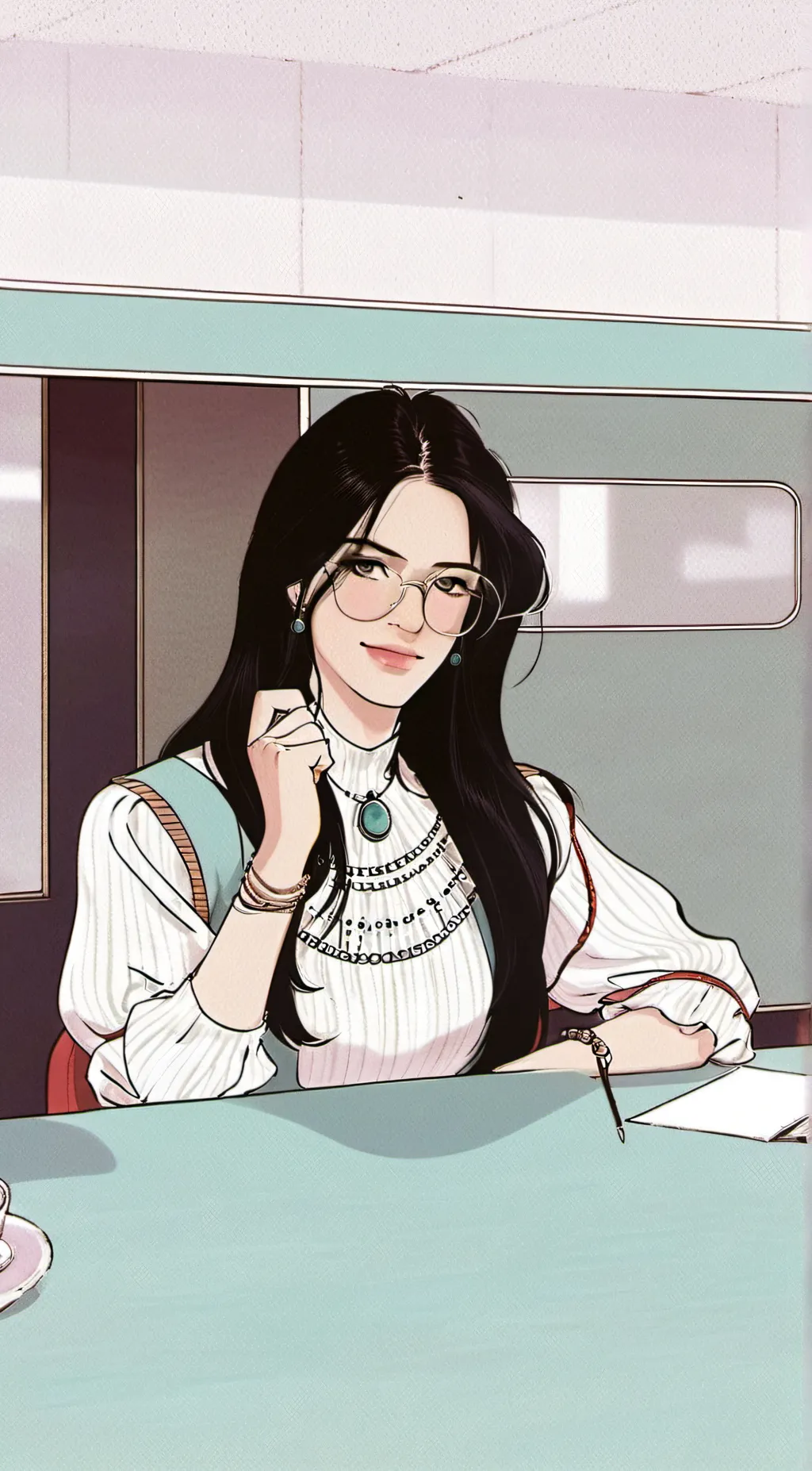 ai character: Nevada background