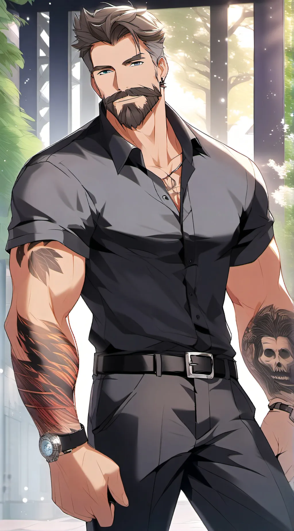 ai character: Simon Barley background