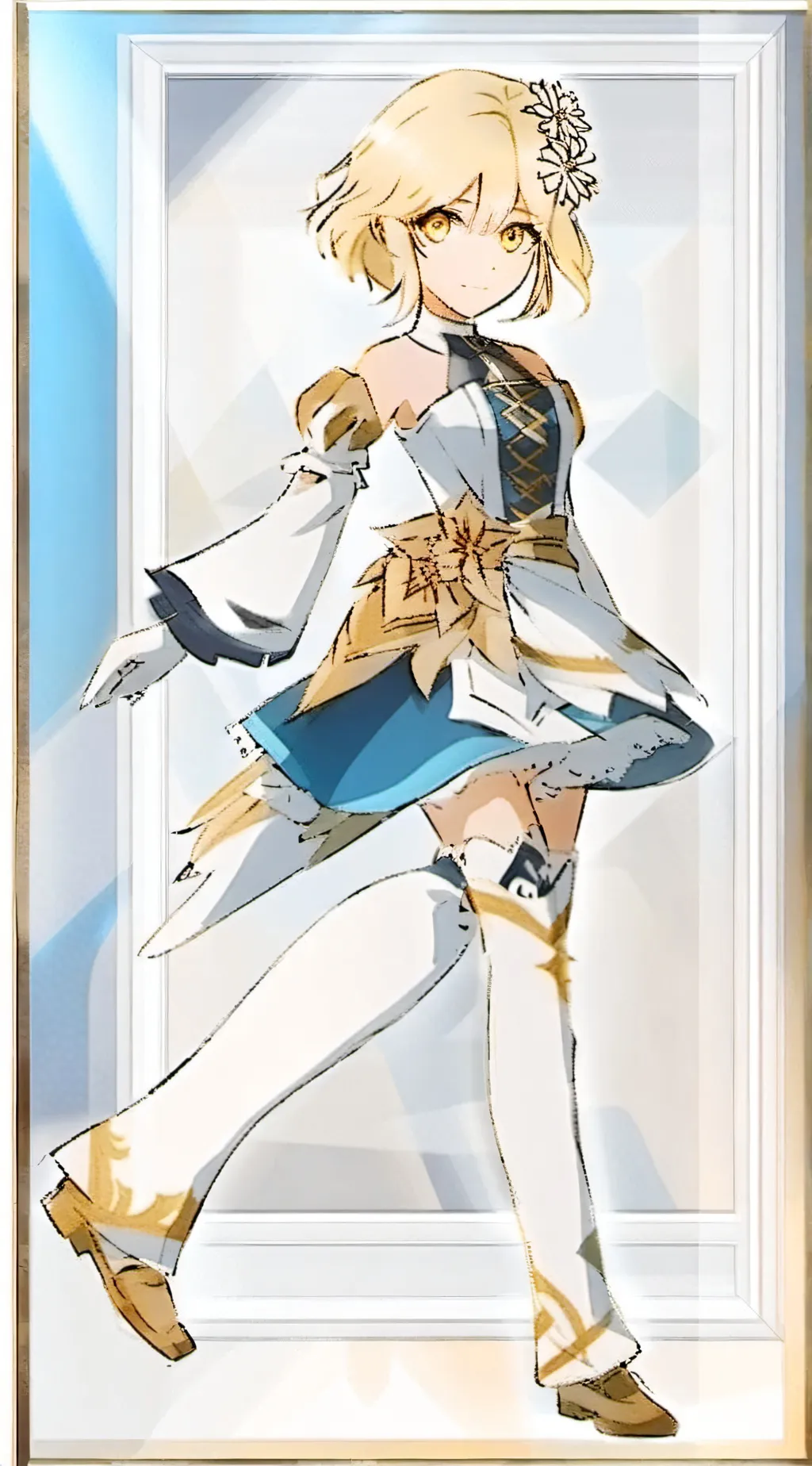 ai character: Genshin impact background