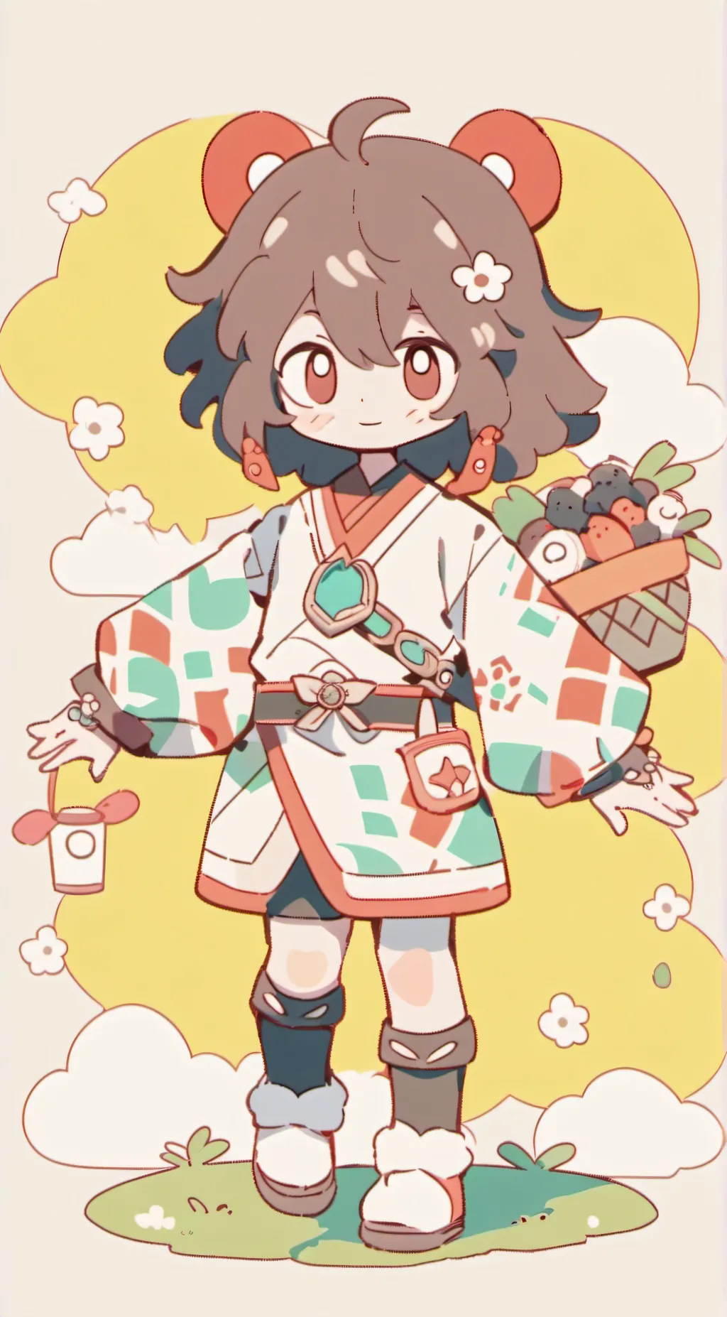 ai character: Claire  background