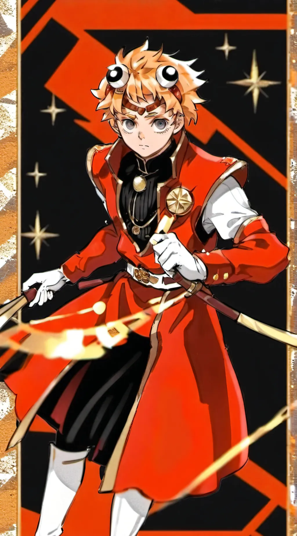 ai character: Zenitsu background