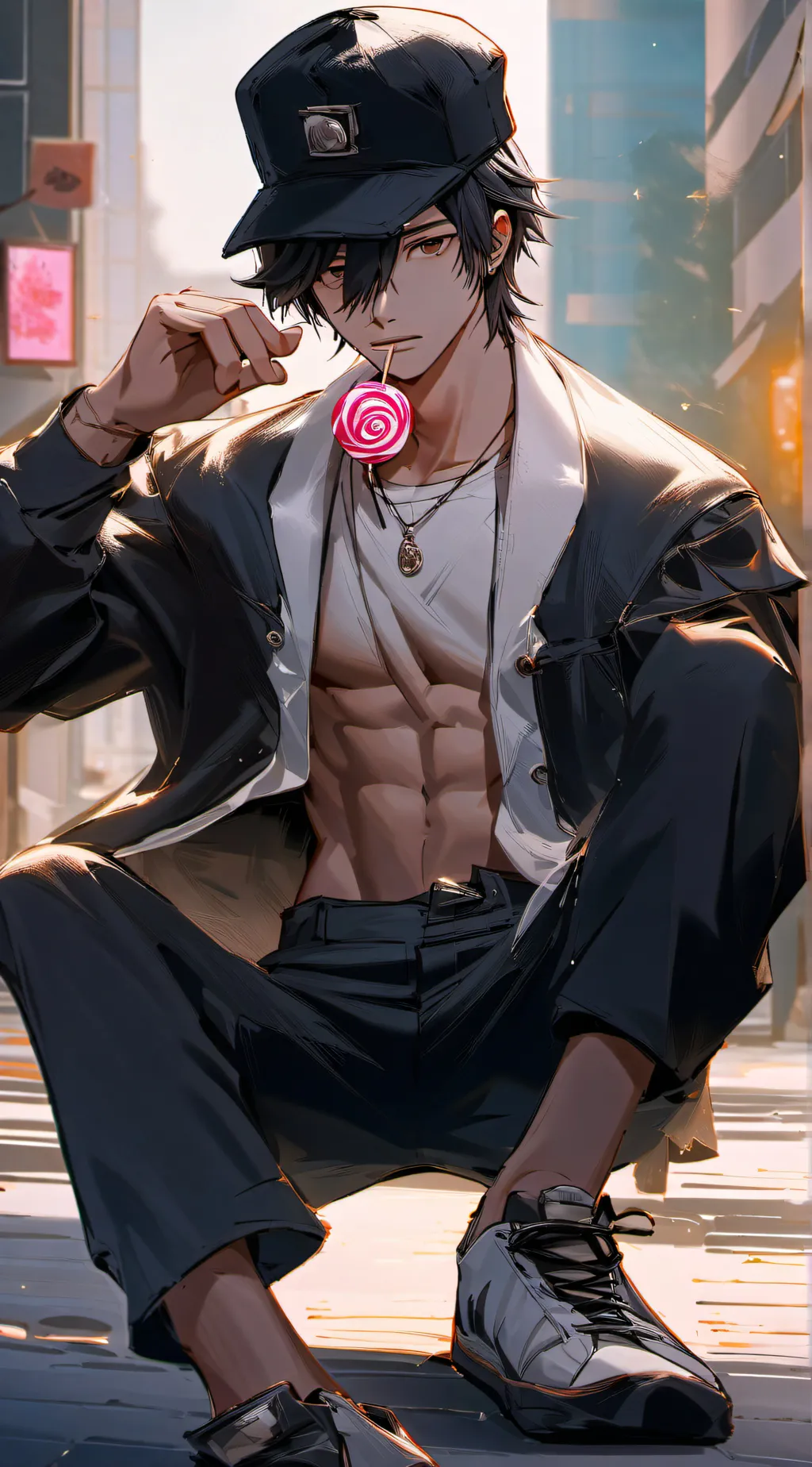 ai character: ~°Troy°~ background