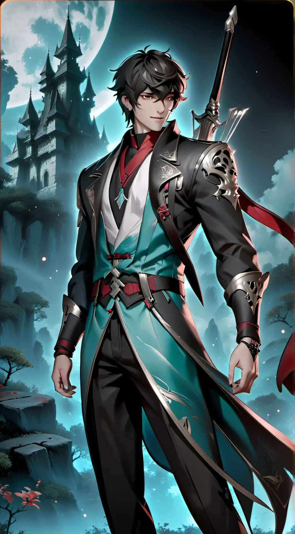 ai character: Mark background