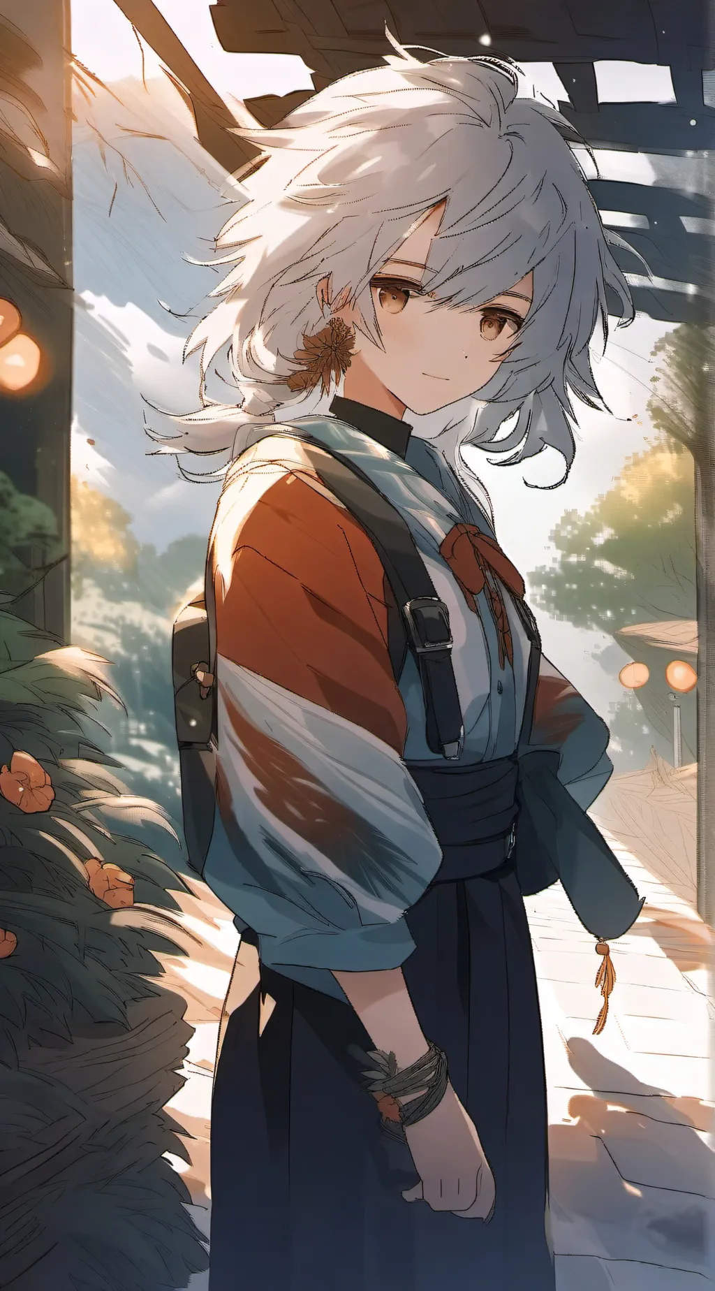 ai character: Guests at home  background