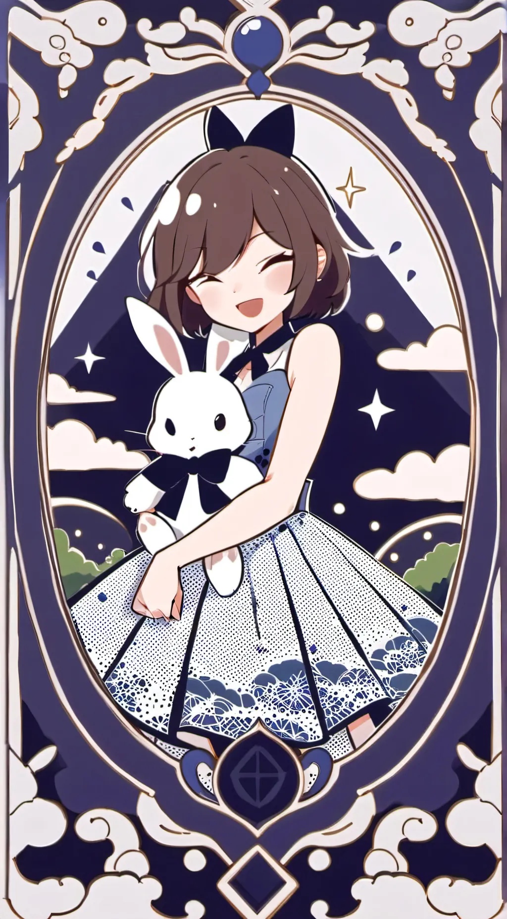 ai character: Oliver and Alice background