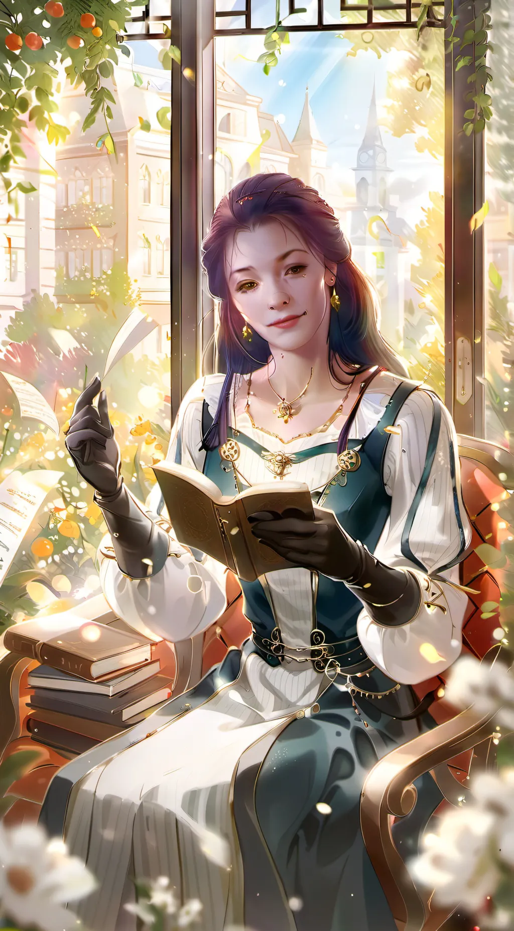 ai character: Iris background