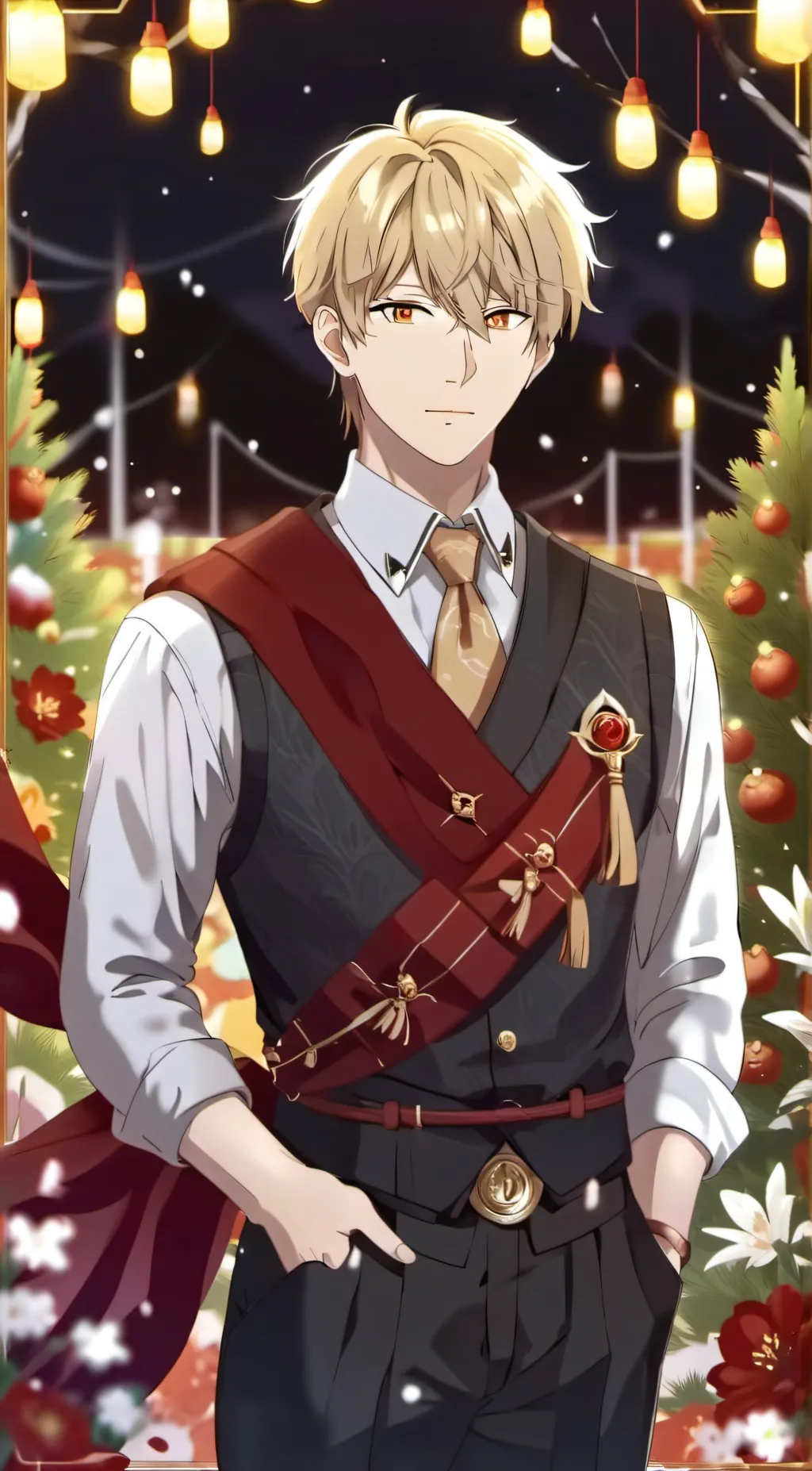 ai character: Loid  background