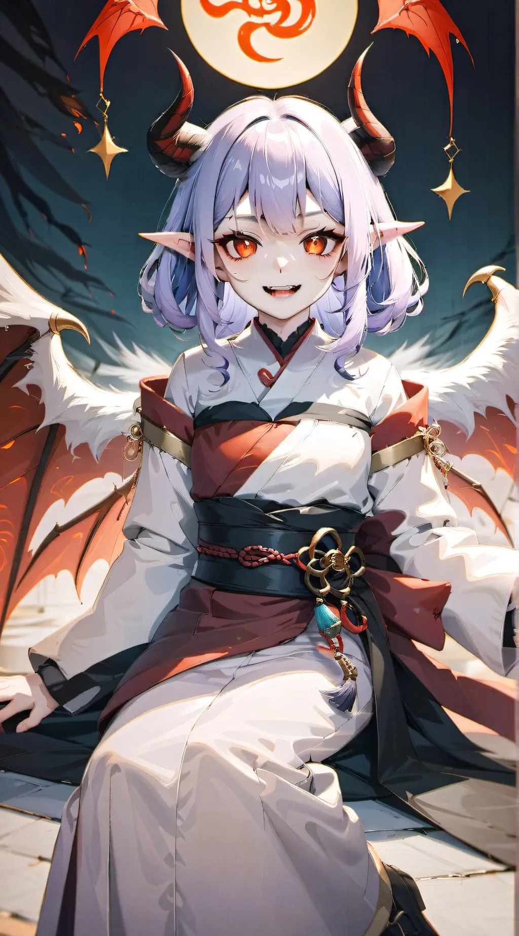 ai character: Ayame background