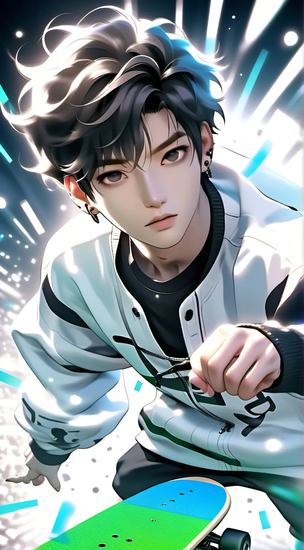 ai character: Maloi and maki background