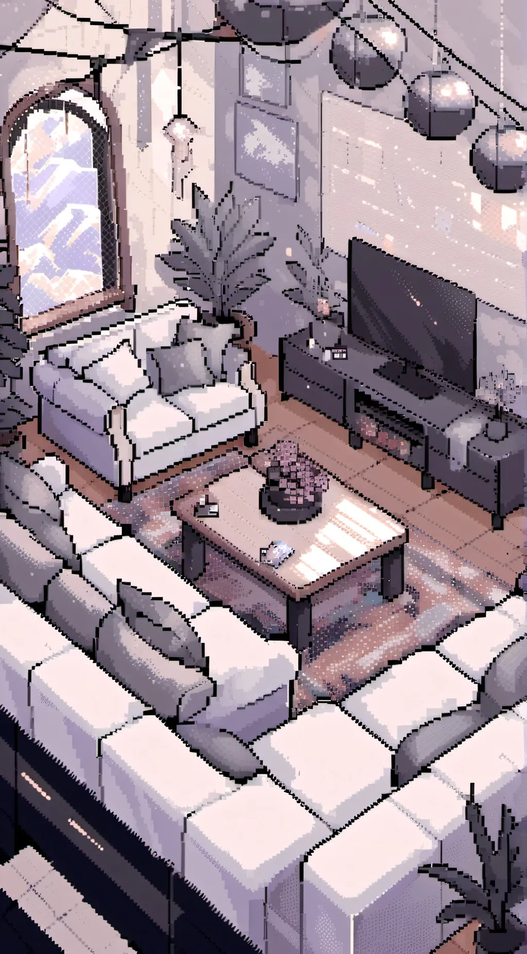 ai character: u in Michael home background