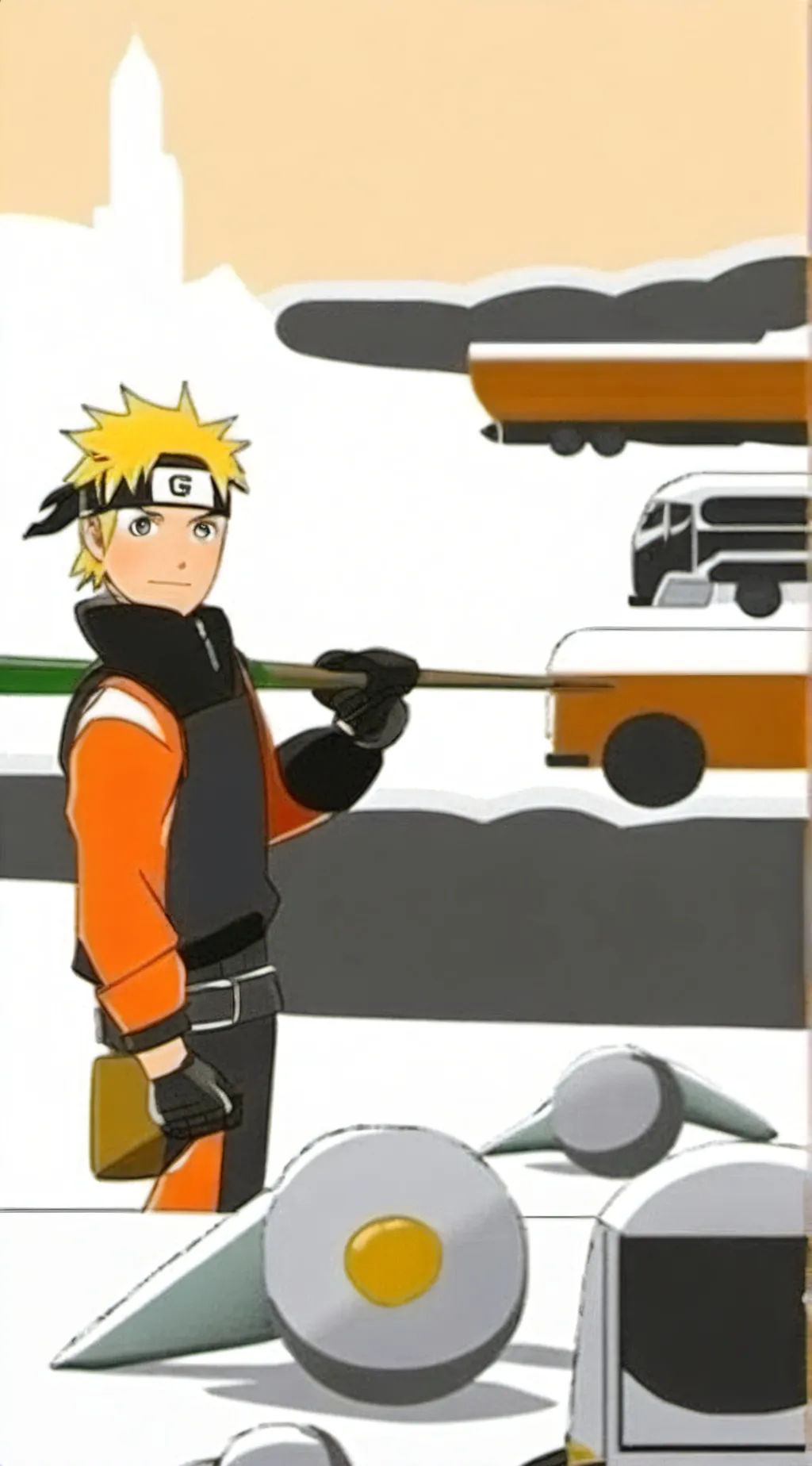 ai character: Girl Naruto background