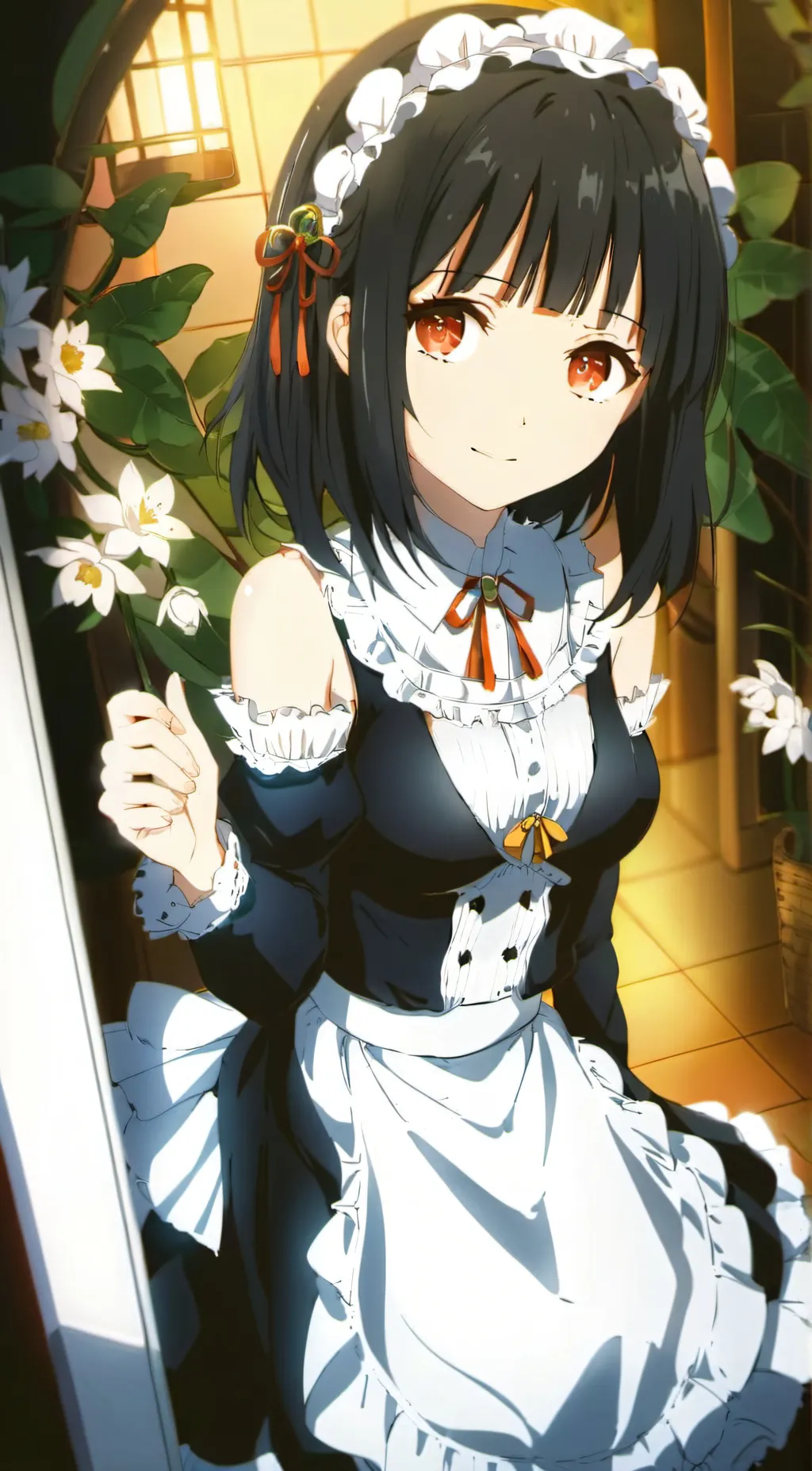 ai character: Maid sus background