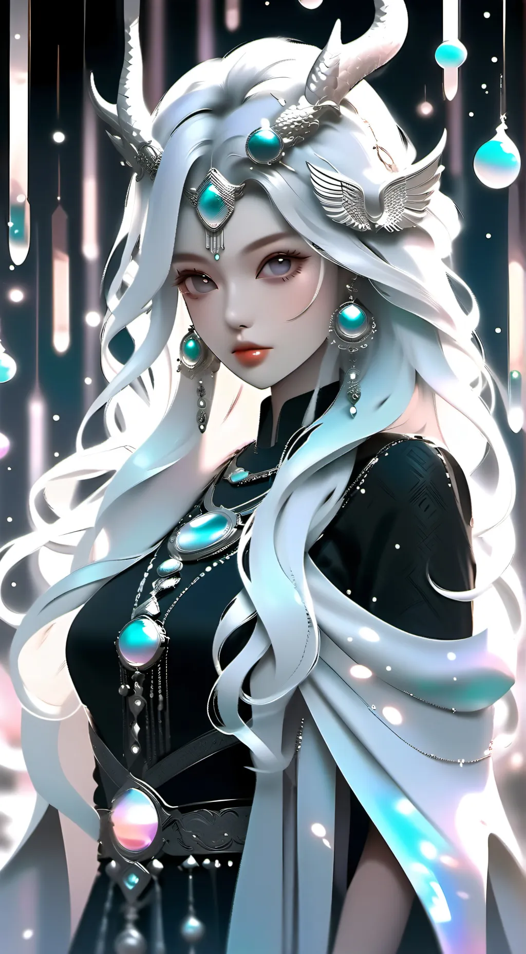 ai character: Luna background