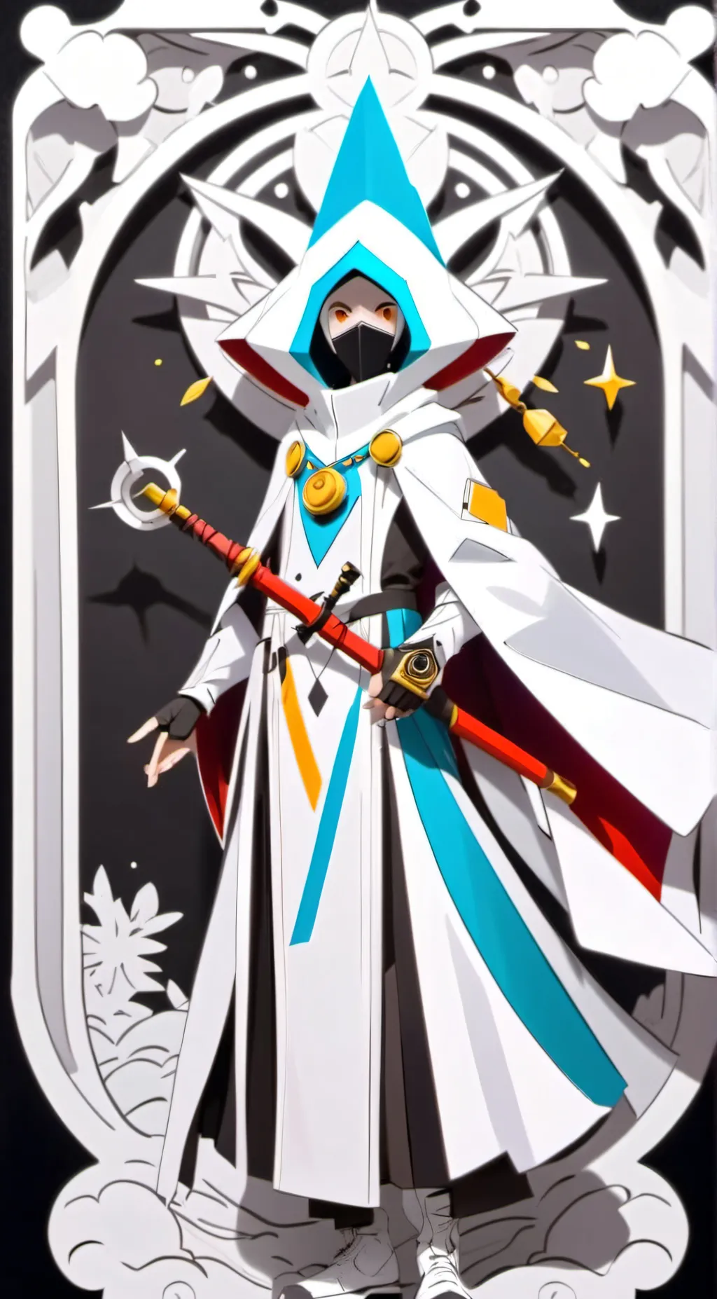 ai character: heiness background