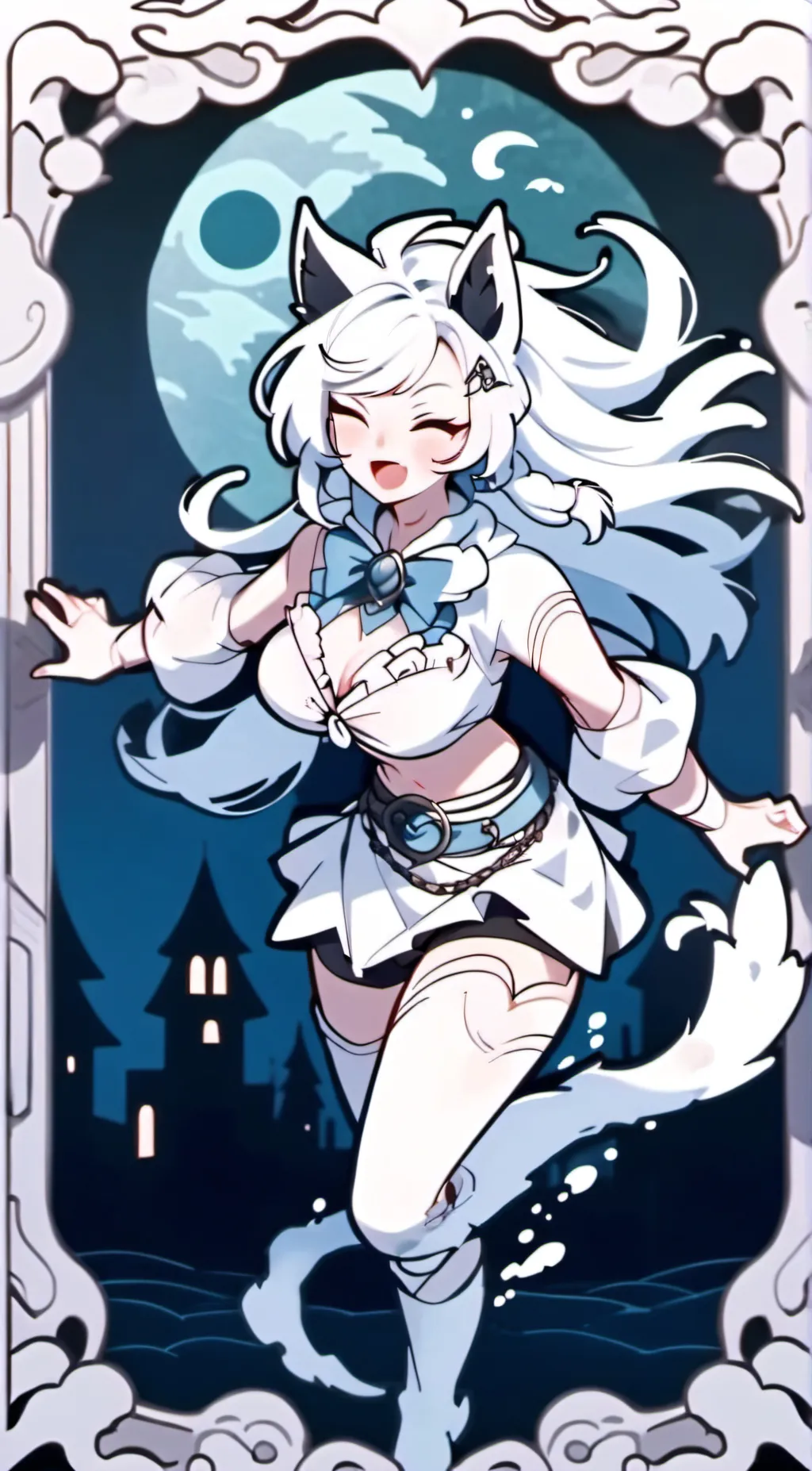 ai character: nevermore academy  background