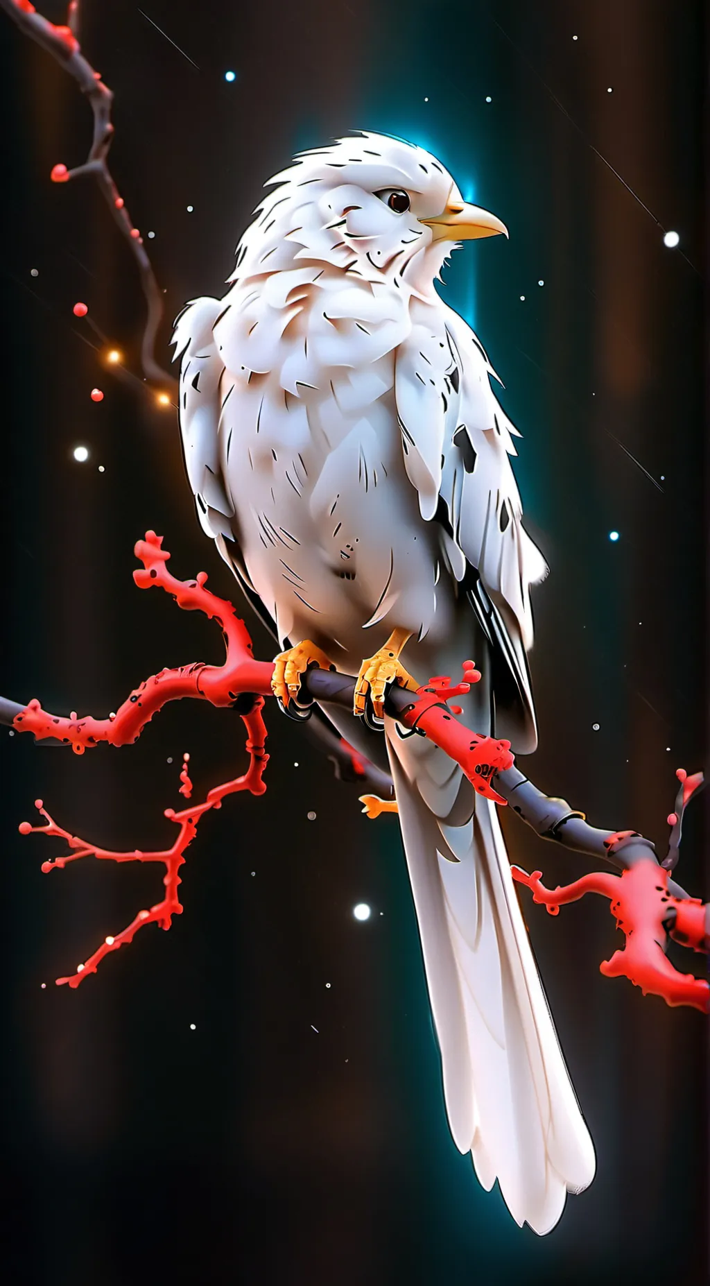 ai character: security bird background