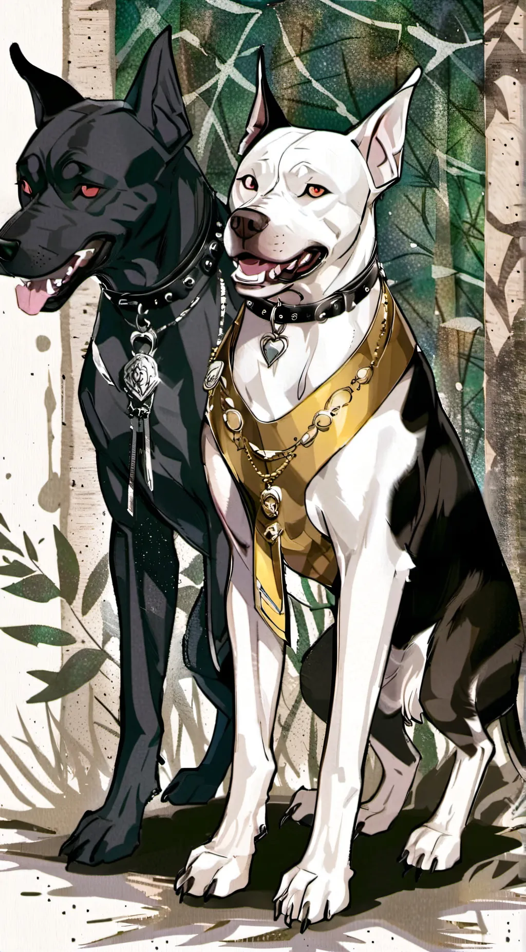 ai character: Van and Eddy  background