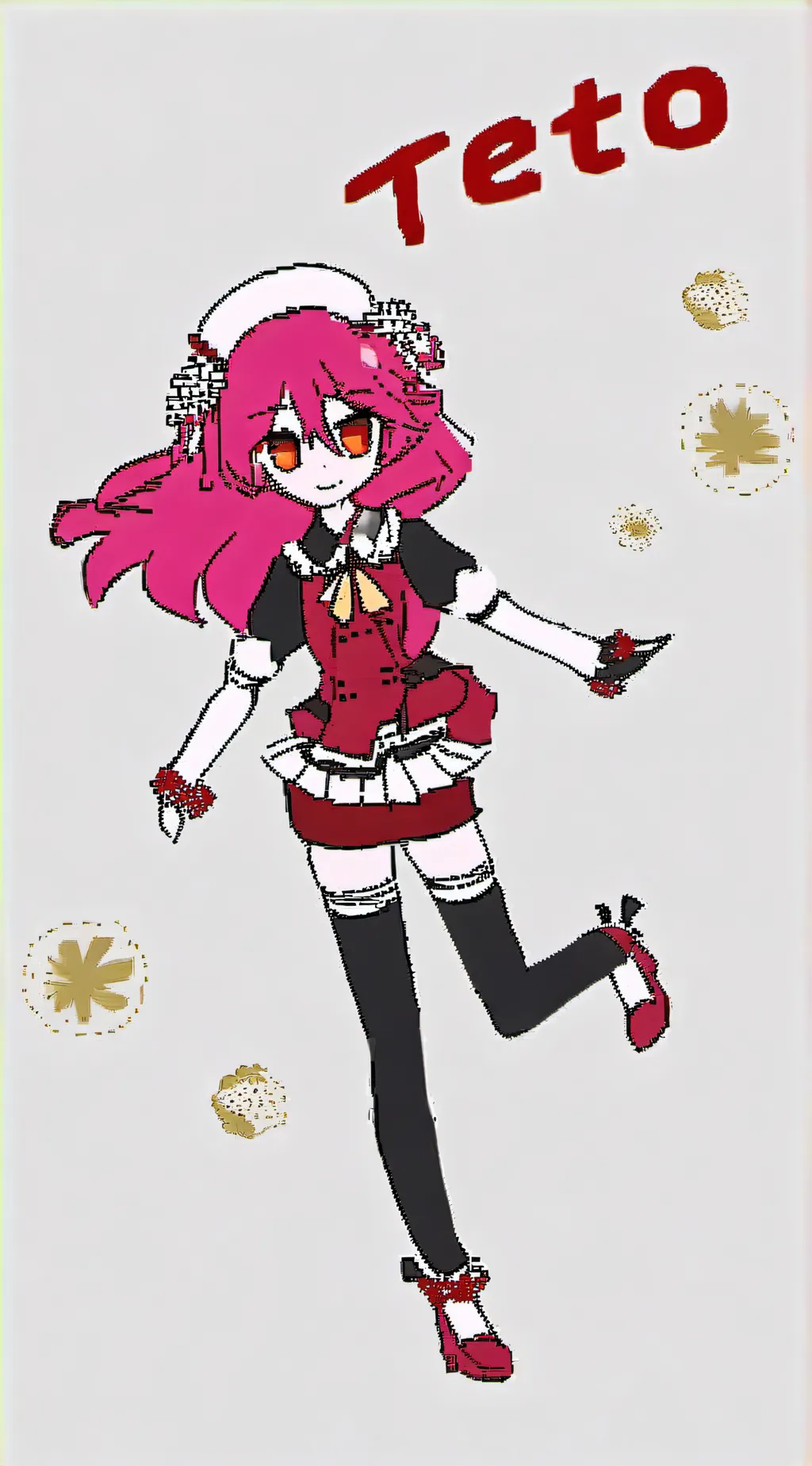 ai character: kasane teto background