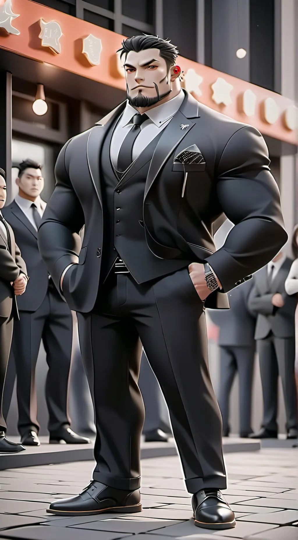 ai character: Max Thorne background