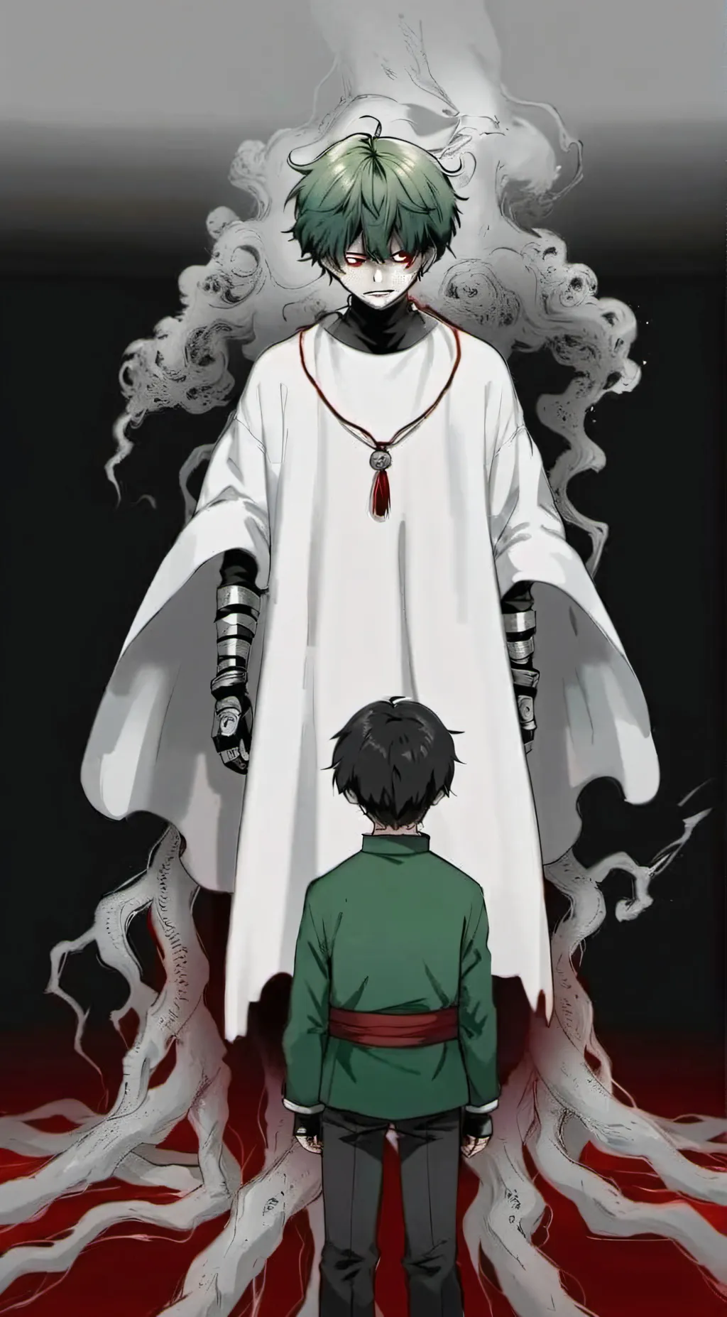 ai character: Possession Deku background