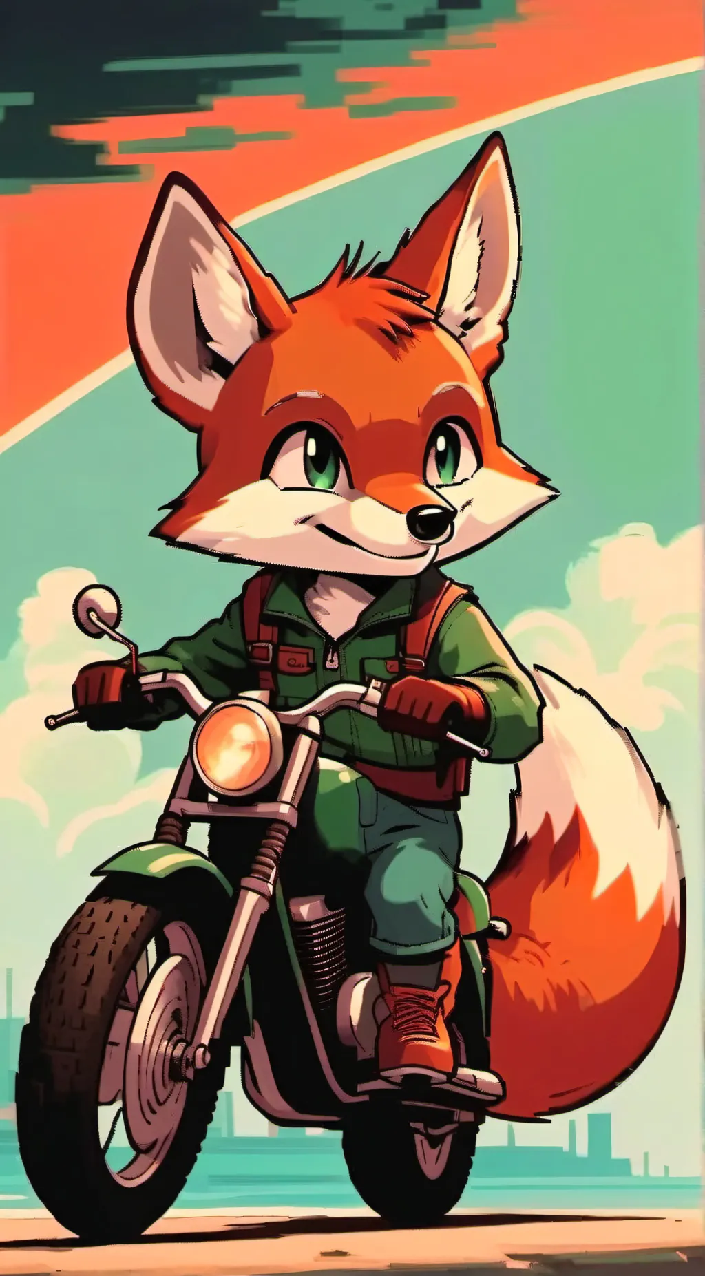 ai character: Tails background