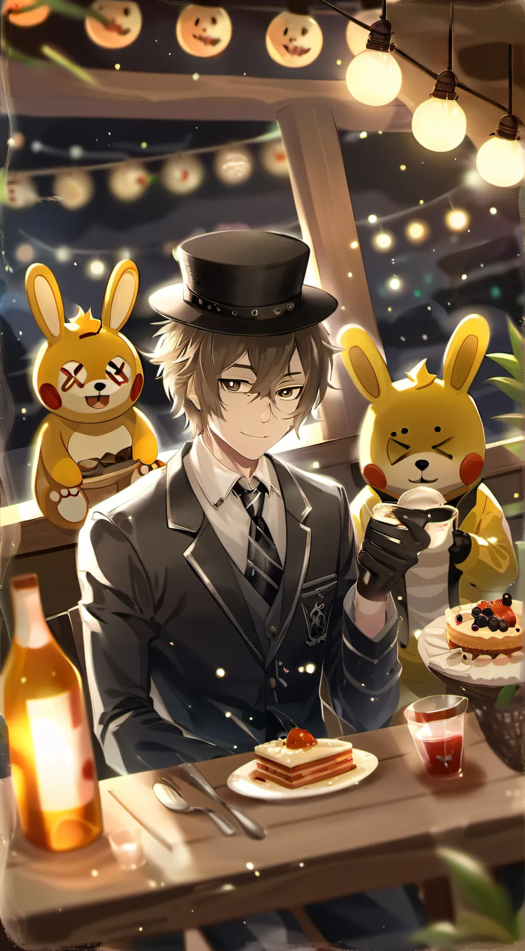 ai character: fnaf  background