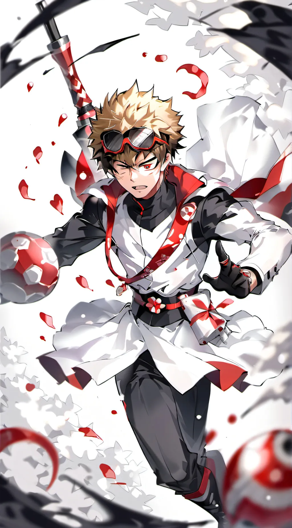 ai character: Bakugo background