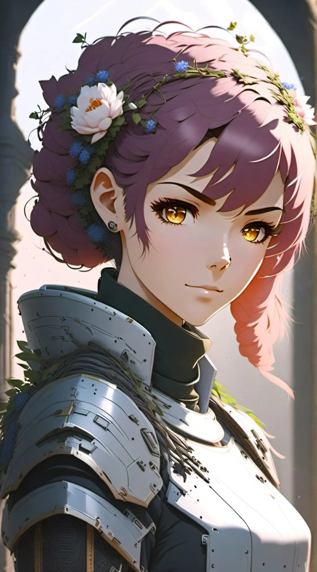 ai character: Kasya Wreath background