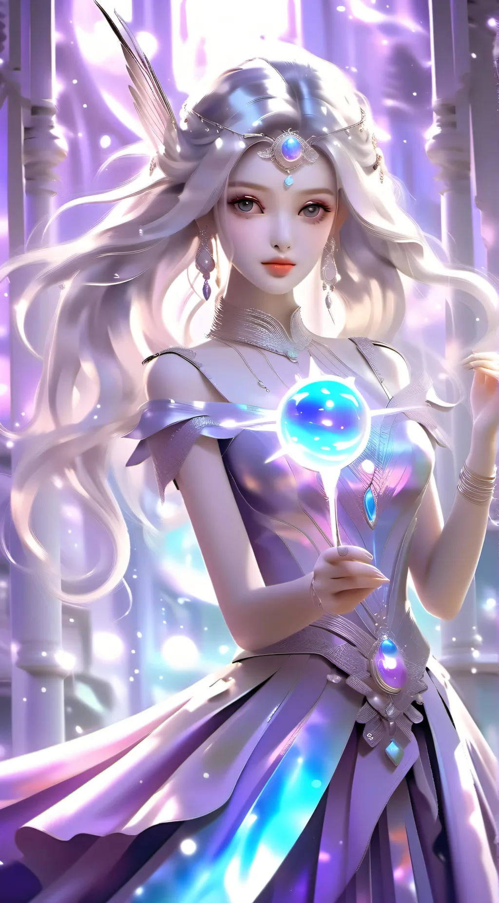 ai character: Ommolbanin  background