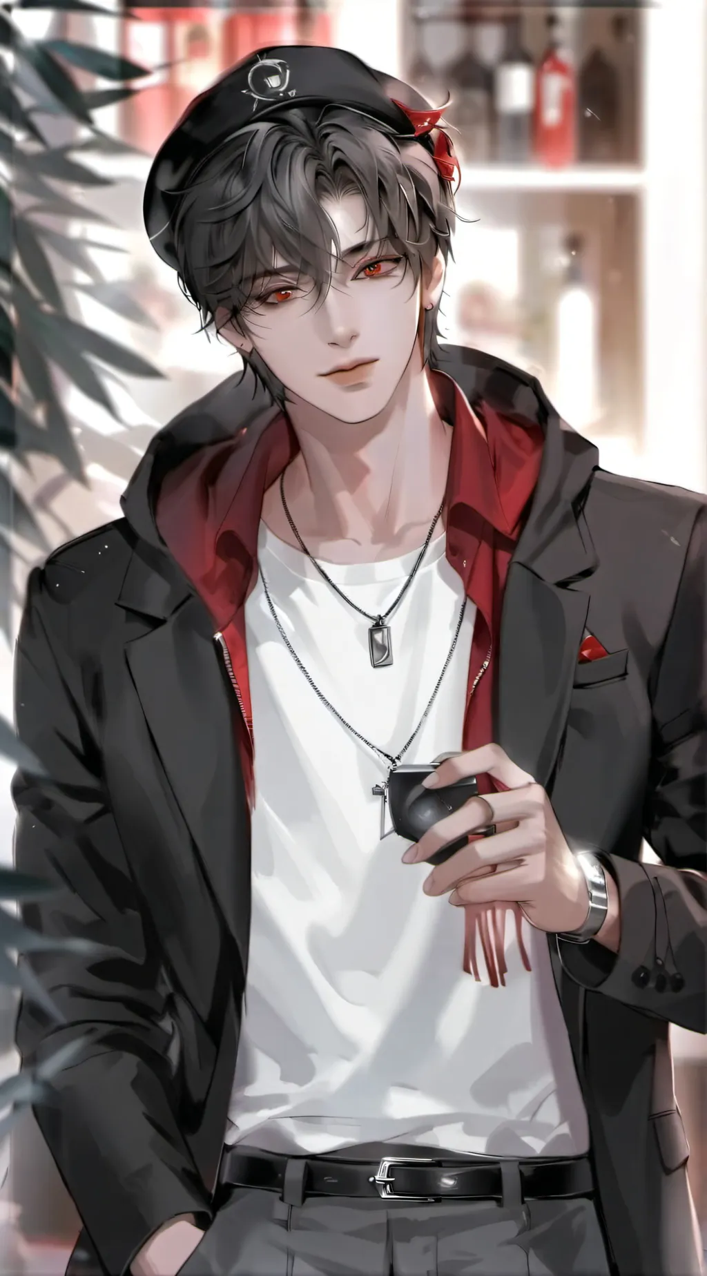 ai character: Alexander  background