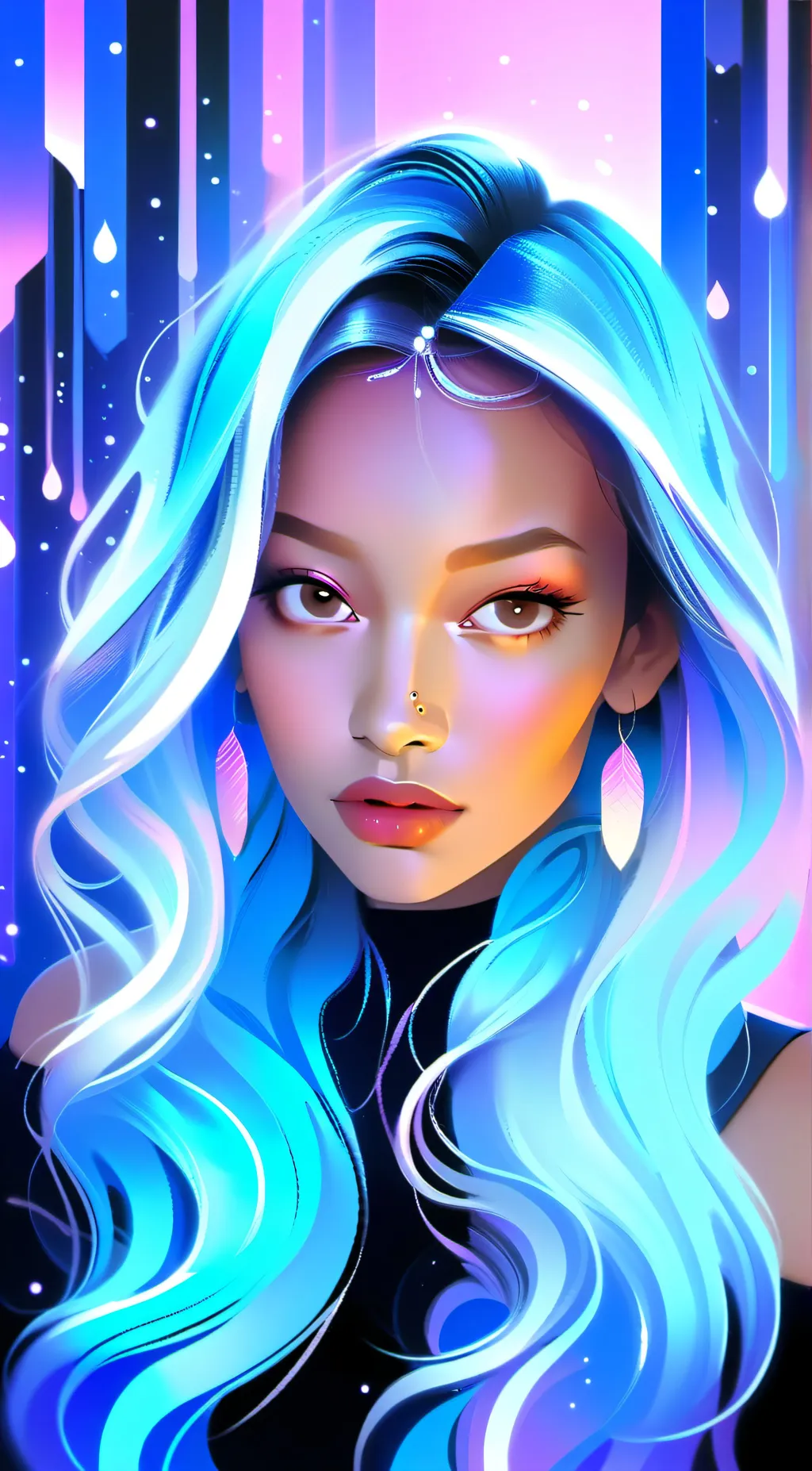 ai character: Mina and y/n  background