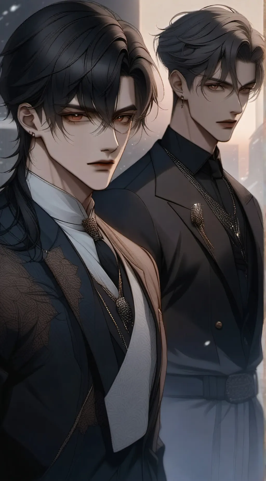 ai character: red and alex background