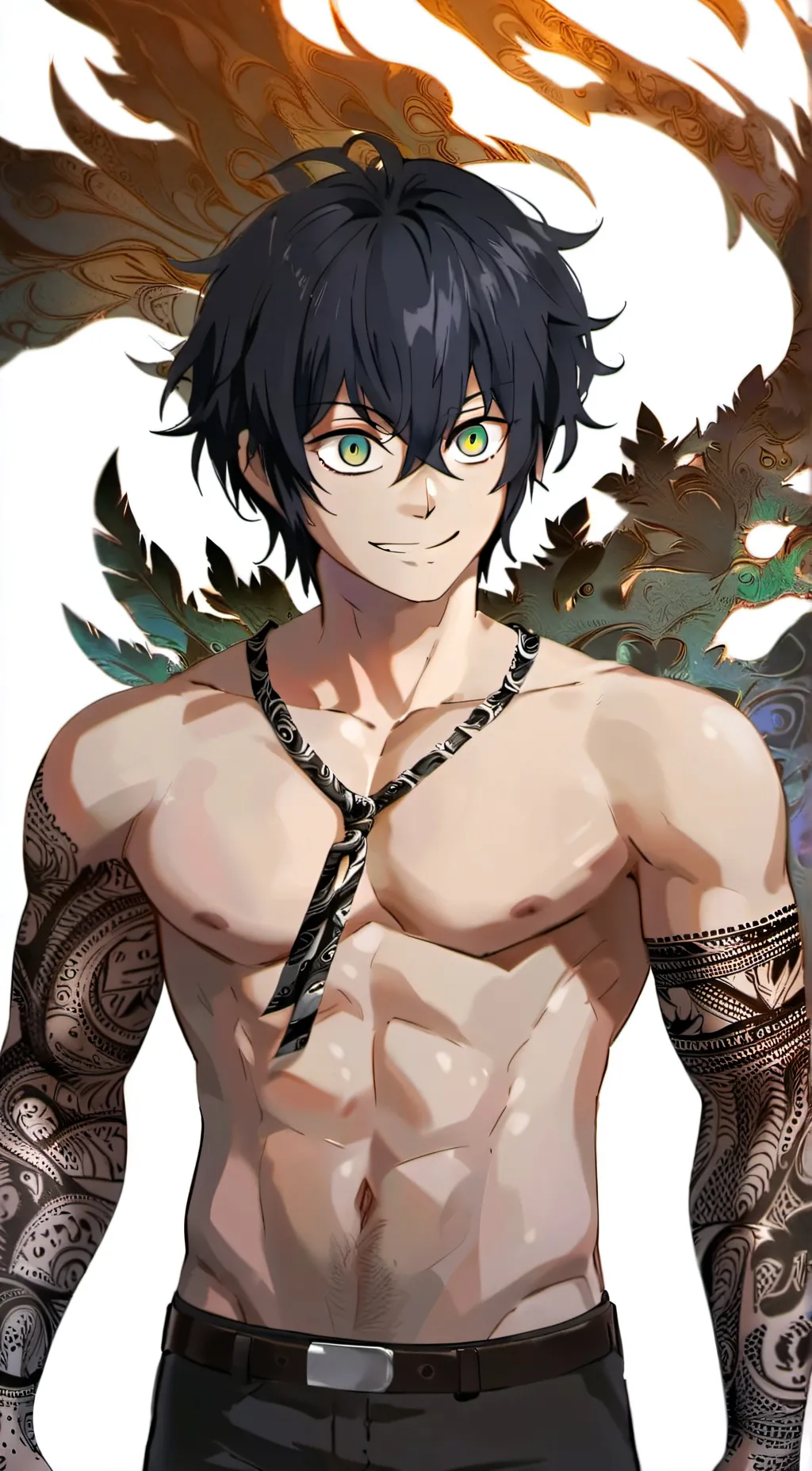 ai character: Inosuke background