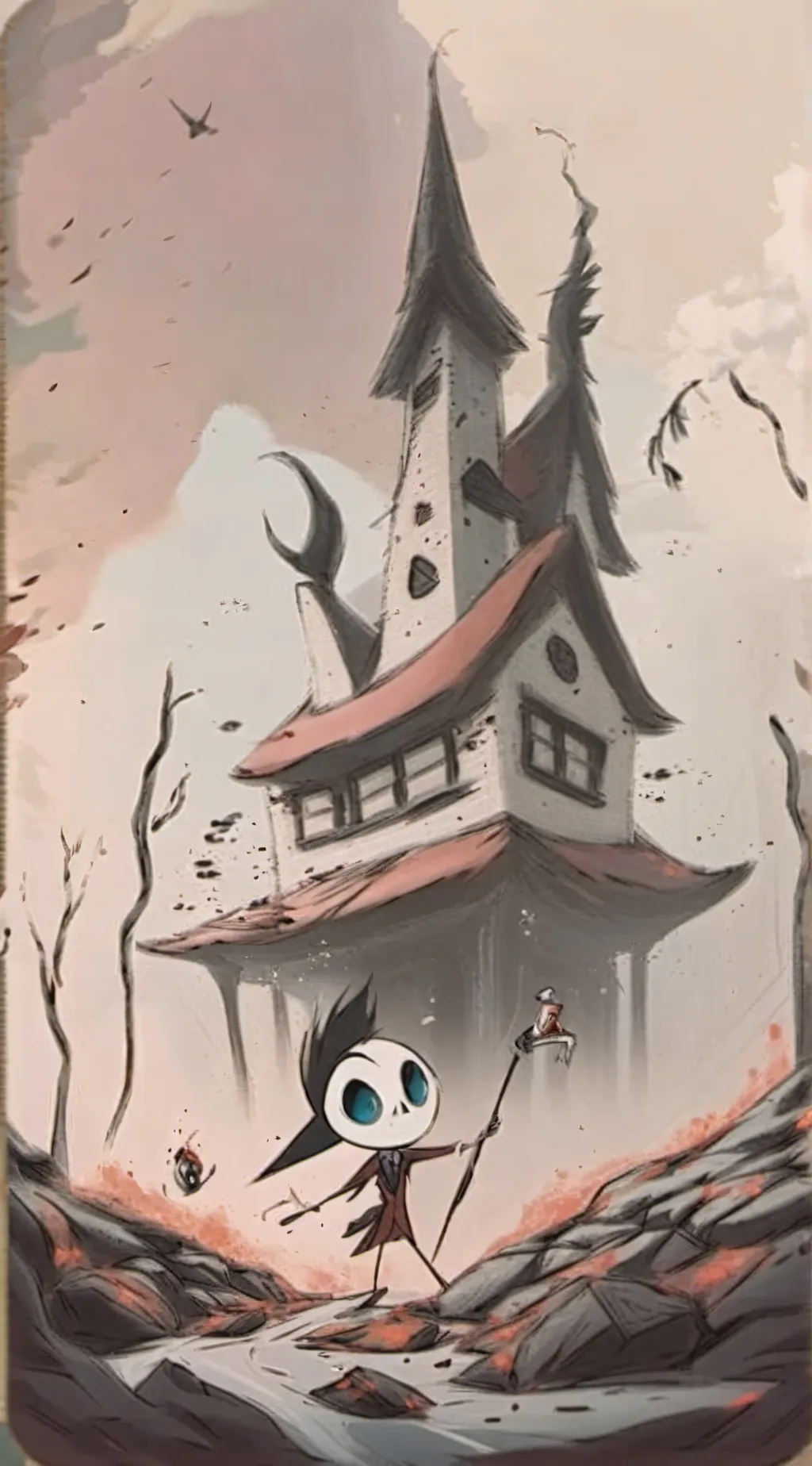 ai character: HH Sleepover background