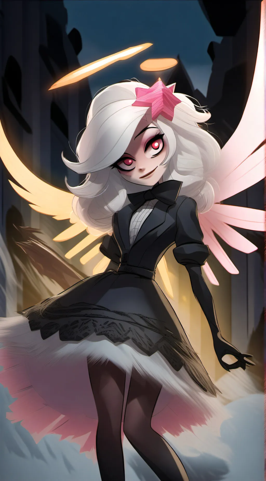 ai character: Angel dust background