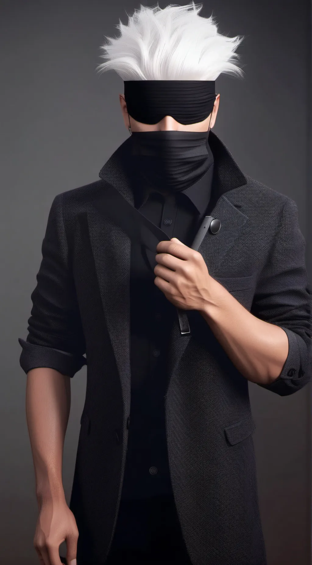 ai character: goji satoru background