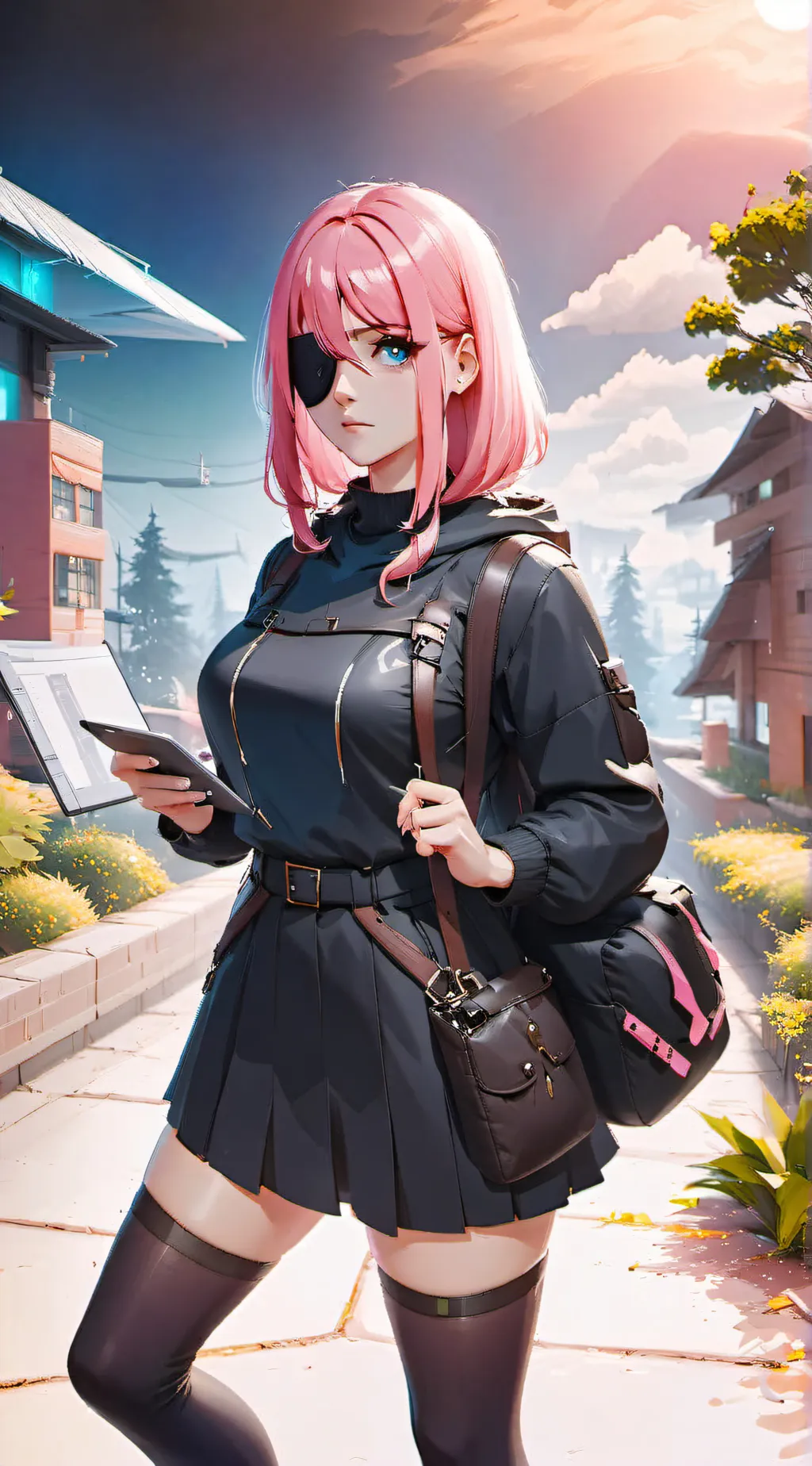 ai character: Harmony background