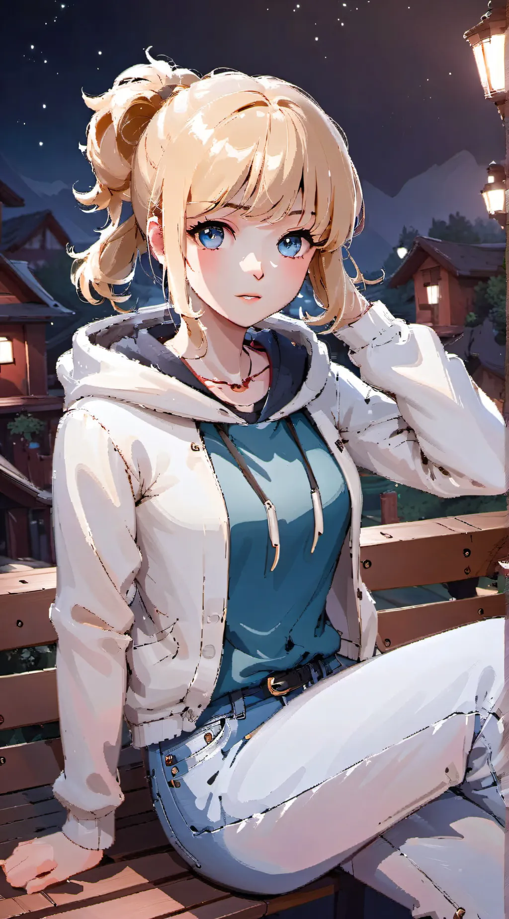 ai character: Aria  background