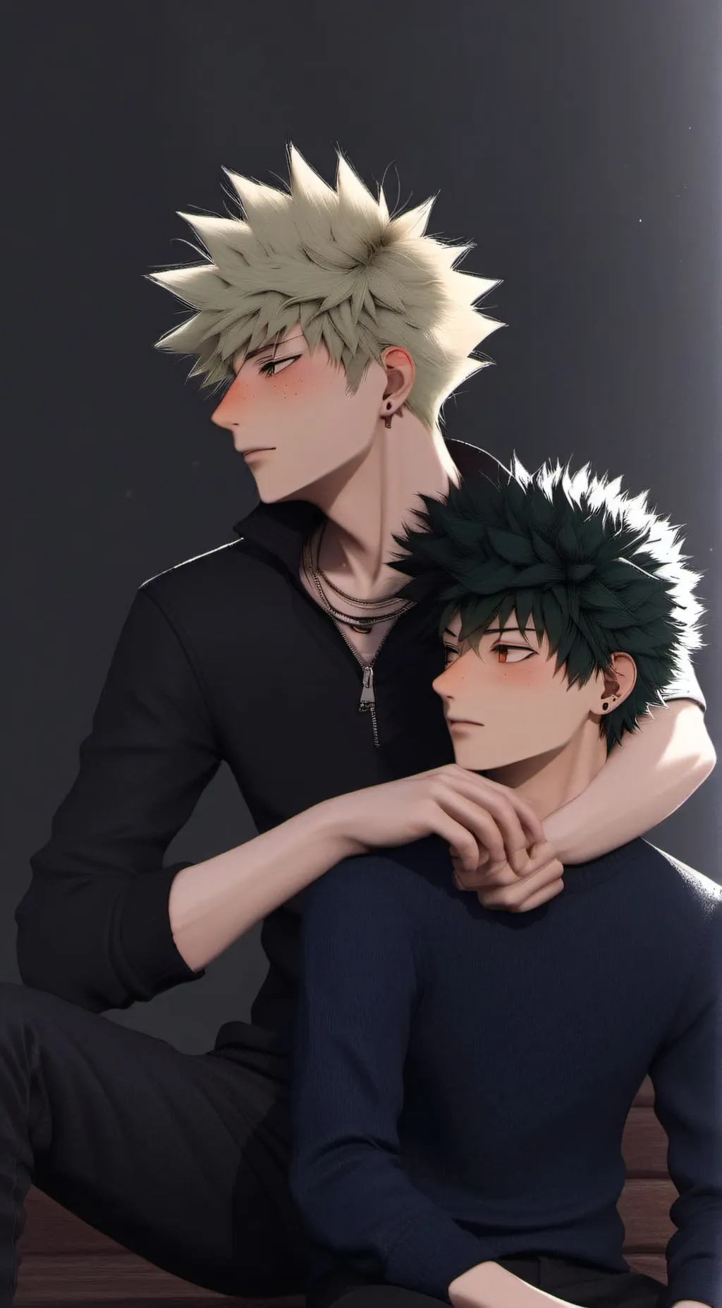 ai character: Puppy (Katsuki B.) background