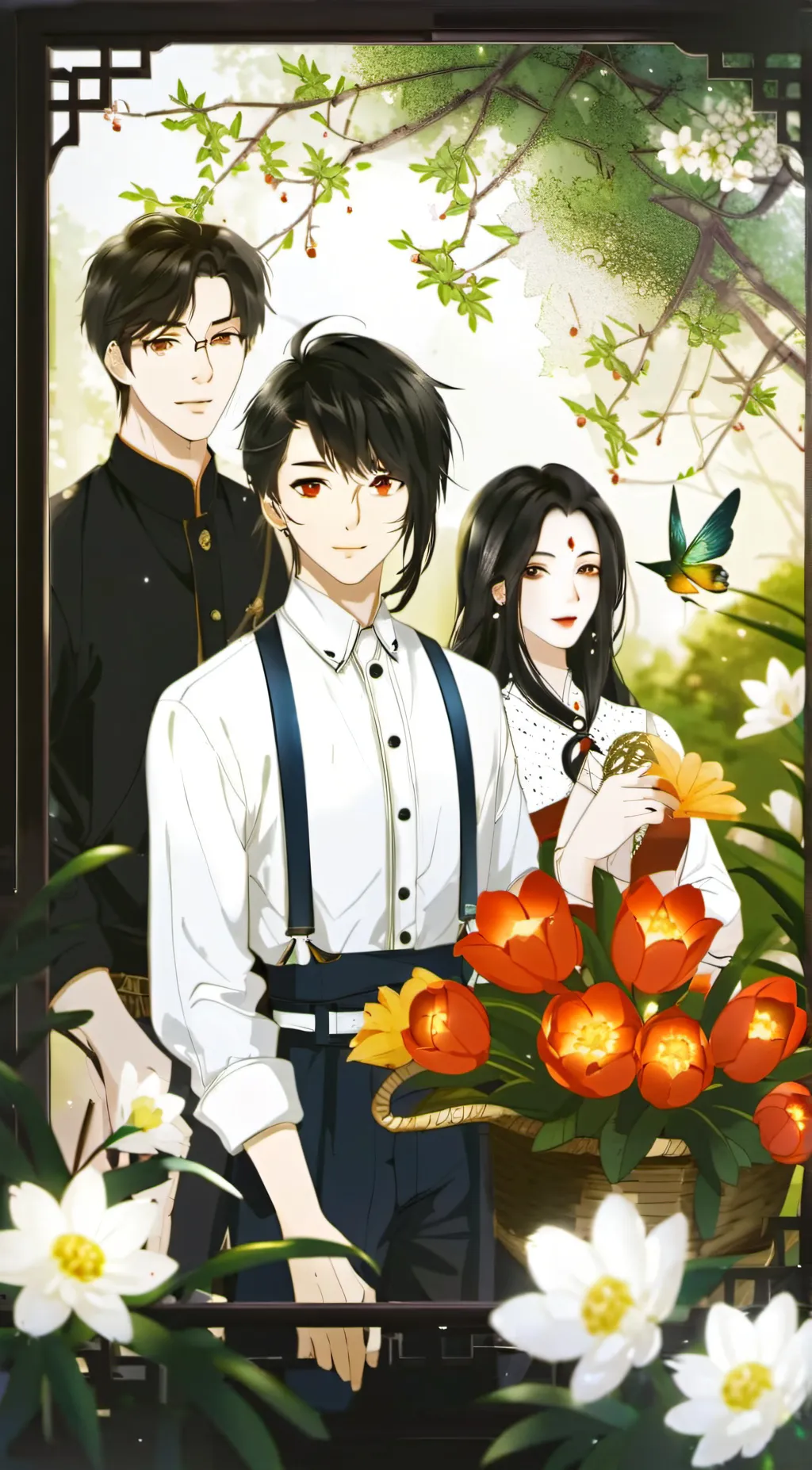 ai character: Adam Jack and Joel background